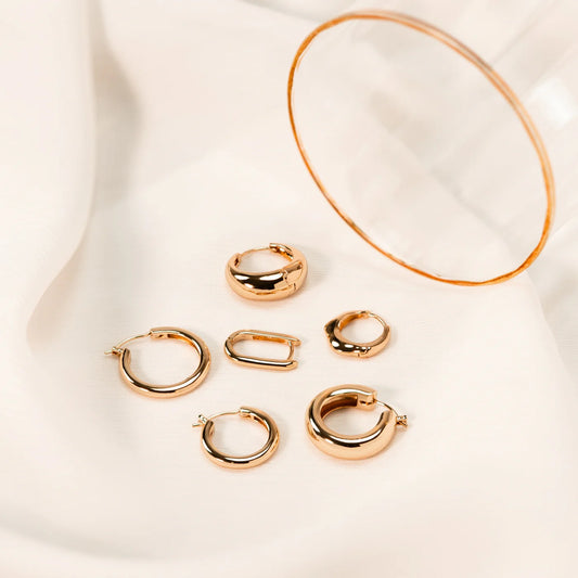 Dome Hoop Earrings