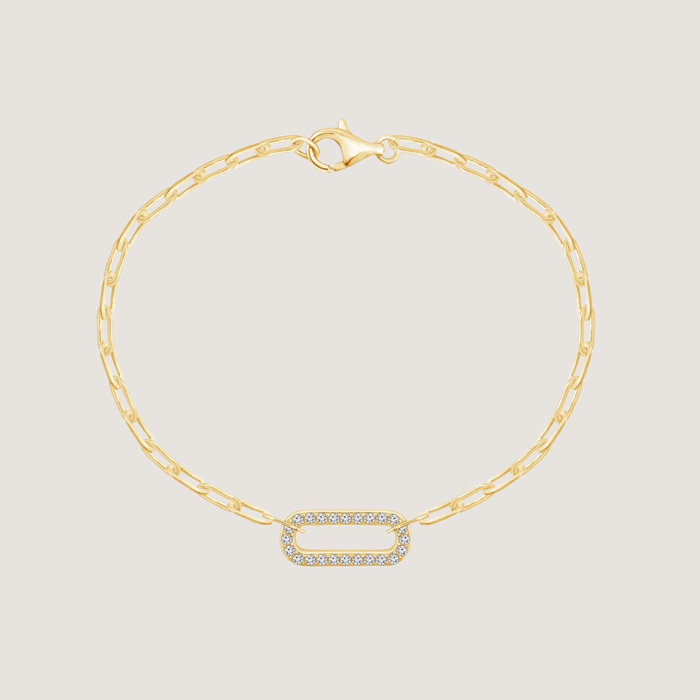 Paper Clip Link Chain Bracelet