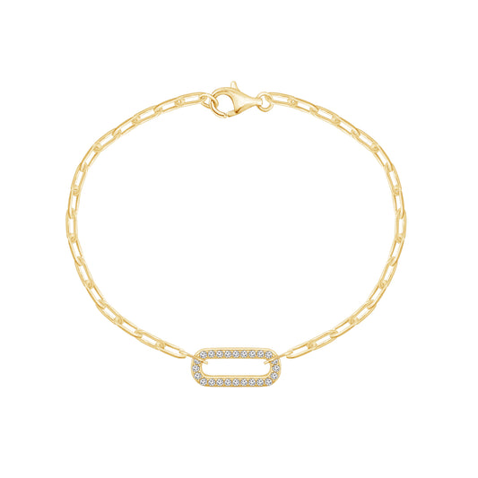 Paper Clip Link Chain Bracelet