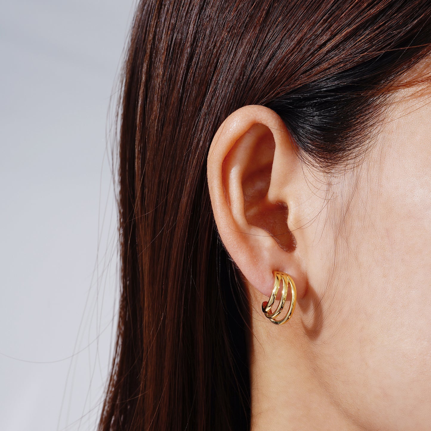 Trio Hoop Earrings
