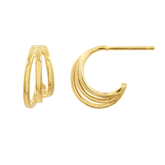Trio Hoop Earrings
