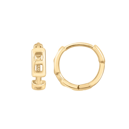 Linked Hoop Earrings