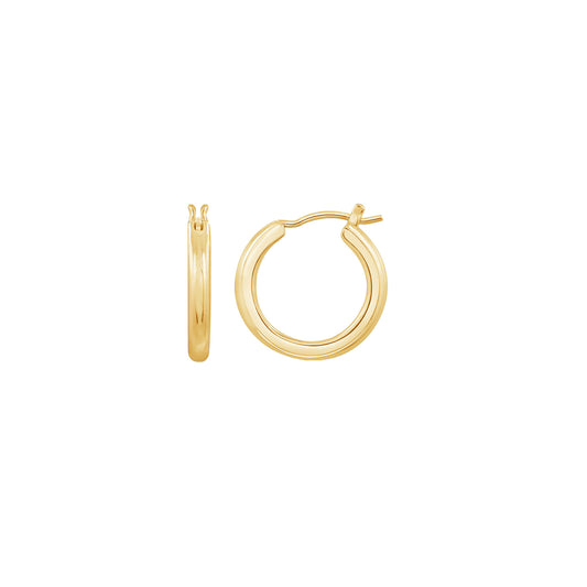 Thin Plain Hoop Earrings