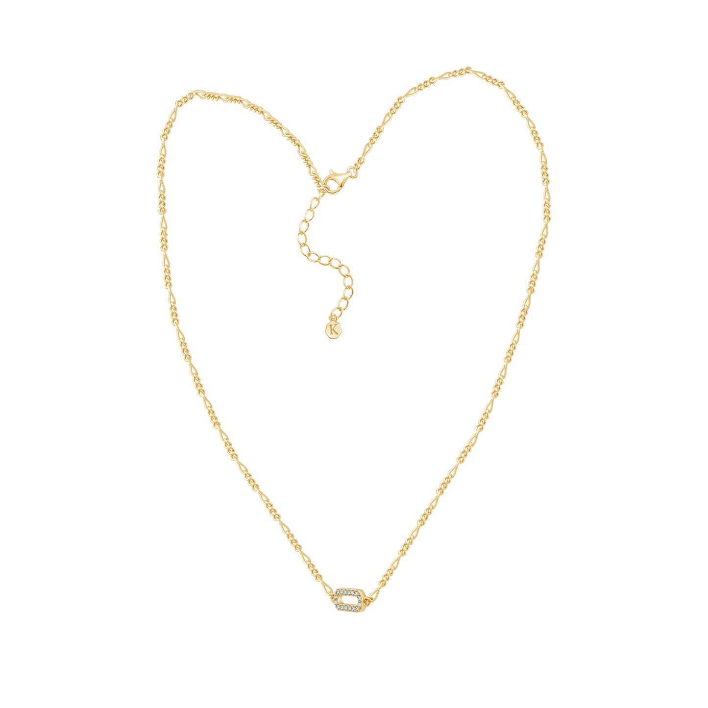 Paper Clip Link Chain Necklace
