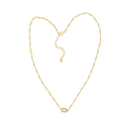 Paper Clip Link Chain Necklace