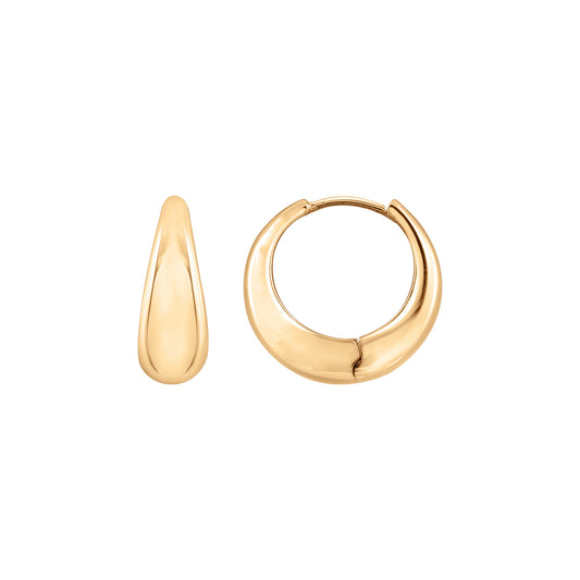 Dome Hoop Earrings