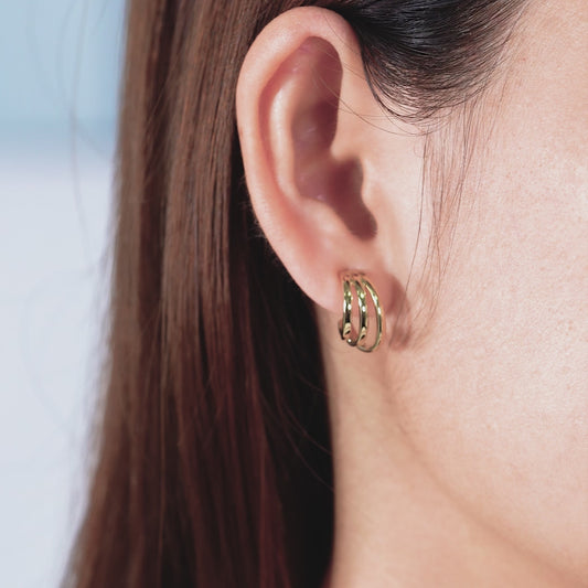 Trio Hoop Earrings
